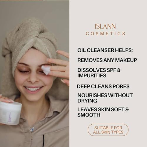 ISLANN Melting Cleansing Balm - Vegan Korean Makeup Remover, 100ml