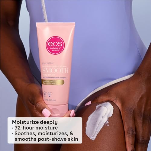 eos Vanilla Cashmere Body Cream - 7 oz (Pack of 2) for 72-Hour Hydration