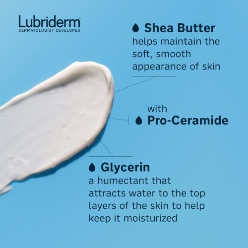 Lubriderm Daily Moisture Body Lotion, 24 oz - Fragrance Free & Non-Greasy