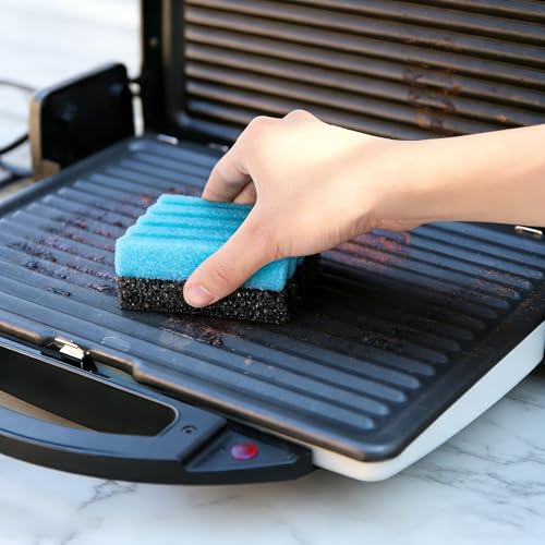 EBaokuup 8-Pack Grill Cleaning Sponges - Dual-Sided for Efficient Cleaning