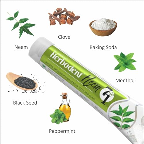 Herbodent Neem 7 in 1 Toothpaste with Xylitol - 6.53oz