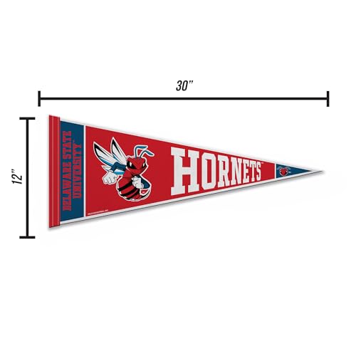 Delaware State Hornets 12" x 30" Felt Pennant for Home Decor