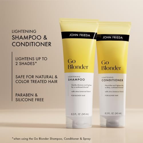John Frieda Go Blonder Lightening Shampoo & Conditioner Set - New Packaging