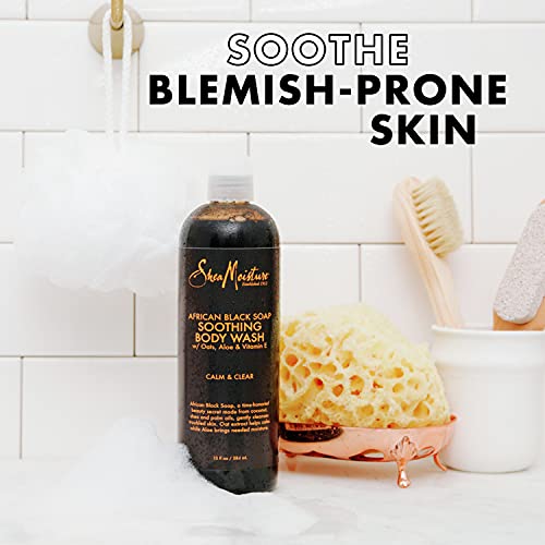 SheaMoisture African Black Soap Body Wash for Acne-Prone Skin - 13 oz