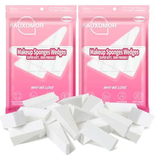 216 Pcs Makeup Sponge Wedges - Soft Foundation Sponges for All Skin Types