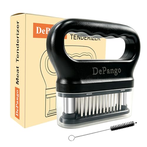 DePango Meat Tenderizer Tool with 48 Stainless Steel Needles