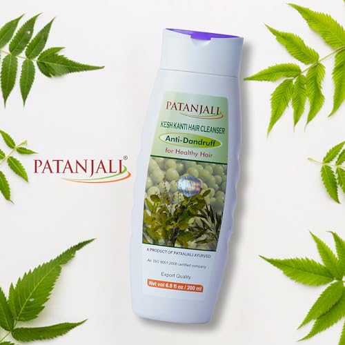 Patanjali Kesh Kanti Anti-Dandruff Shampoo - Herbal Hair Cleanser (2 Pack)