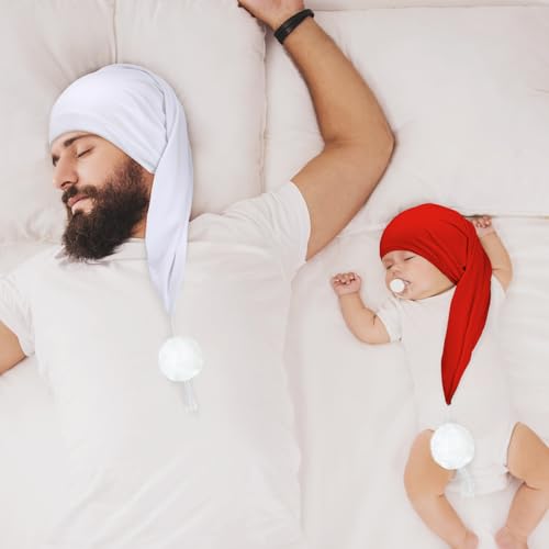 Geyoga Men's Sleeping Cap - Comfortable Breathable Sleep Hat, 2 Pack