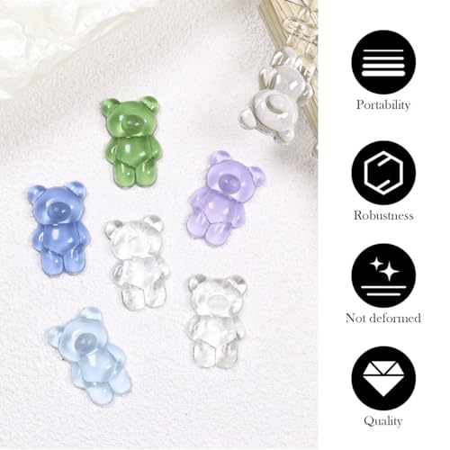 140pcs Bear Nail Polish Color Display Cards - Acrylic Swatches