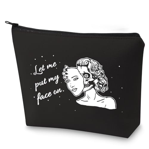 Zombie Girl Makeup Bag - Gothic Halloween Cosmetic Pouch Gift