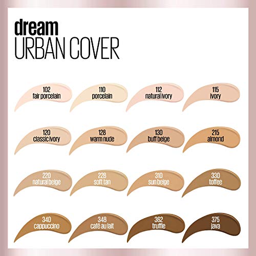Maybelline Dream Urban Cover Flawless Foundation SPF 50 Truffle 1oz