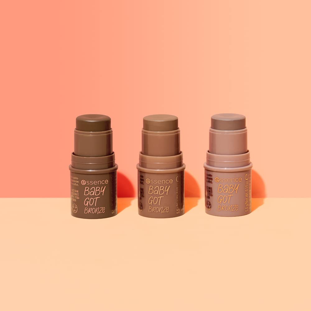 Baby Got Bronze Cream Bronzer Stick - Easy Application & Blend | Vegan, Cruelty-Free | 20 Moon Dust