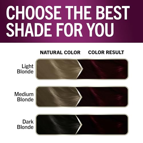 Schwarzkopf Keratin Color Ruby Noir Permanent Hair Dye - 100% Gray Coverage