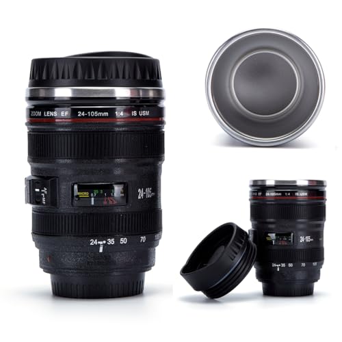 Canon Lens Coffee Mug - Stainless Steel Insulated Tumbler