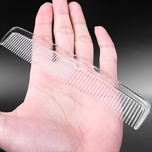 Disposable Combs 50 Pack - Individually Wrapped Fine & Wide Tooth