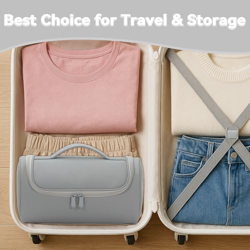 Dyson Airwrap Travel Case - Grey | Portable Storage for Curling Iron & Accessories