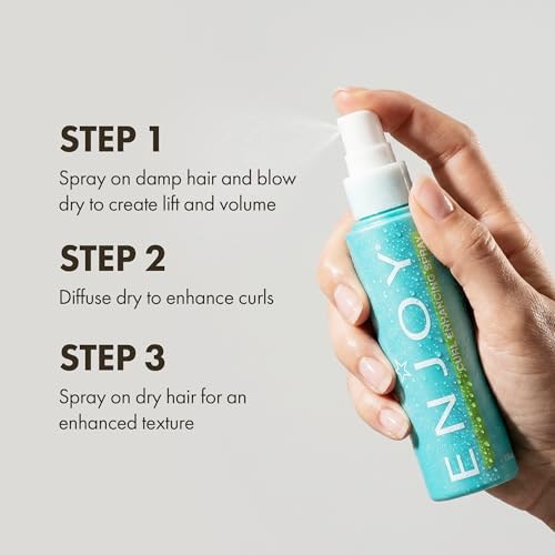 Enjoy Curl Defining & Volumizing Spray for Natural Curls - 3.4 oz