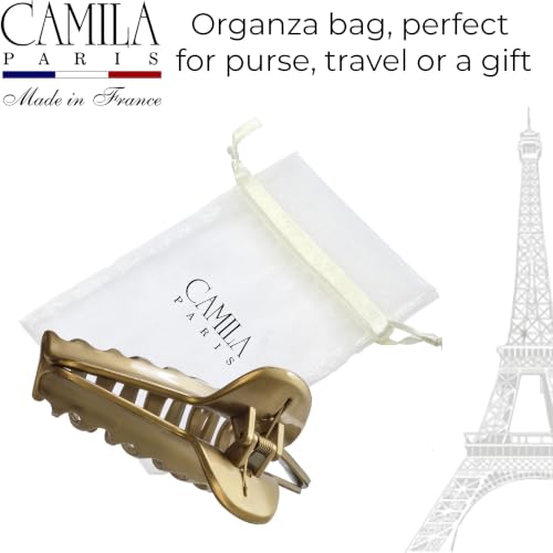 Camila Paris 4.55" Large French Claw Clip - Luxury Cellulose Acetate