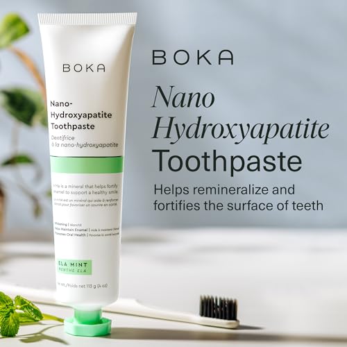 Boka Ela Mint Nano-Hydroxyapatite Toothpaste & Natural Woven Dental Floss
