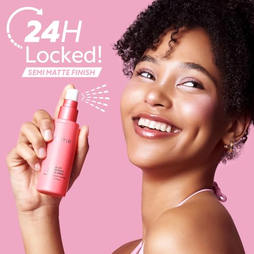 TIRTIR Waterproof Setting Spray ? 24 Hour Long Lasting Fix, Sweatproof Water Resistant Makeup Finisher ? Ethanol Free, Semi Matte Finish for Oily Skin ? Korean Makeup Fixer