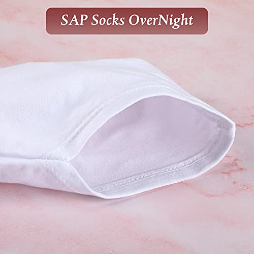 Geyoga Moisturizing Spa Socks for Dry Feet - 10 Pairs Cotton Bedtime Socks