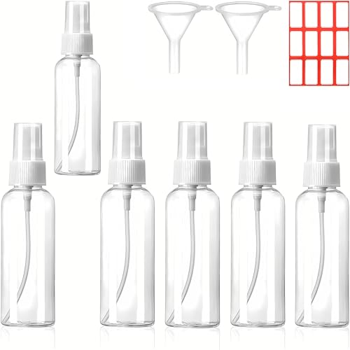 Travel Spray Bottles 2oz TSA Approved Leak-Proof Fine Mist Refillable Kit