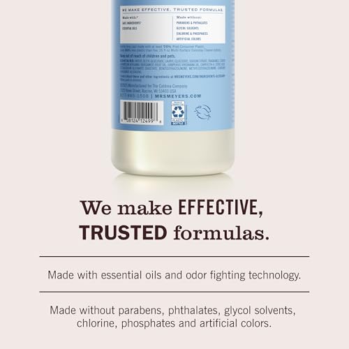 Mrs. Meyer's Clean Day Multi-Surface Cleaner Concentrate, Rain Water, 32 oz
