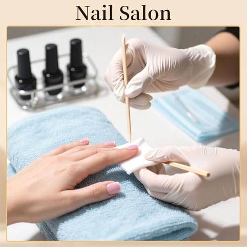 500PCS Double Sided Wooden Cuticle Pushers for Nails - RAQEHO