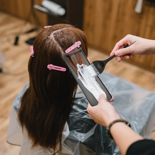 Balayage Highlighting Board Kit with Applicator Brushes for Hair Coloring - Reusable, Scalp-Safe, Mess-Free Professional Tools