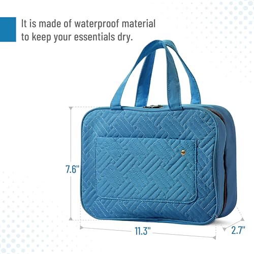 Ms. Pen Water-Resistant Travel Toiletry Bag Organizer with Hook