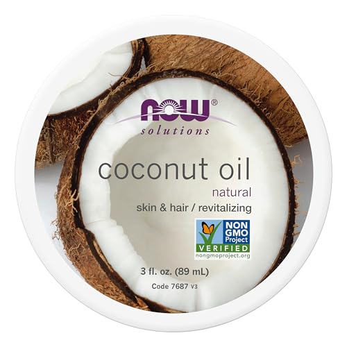 NOW Coconut Oil Conditioning Moisturizer - Travel Size 3 fl oz