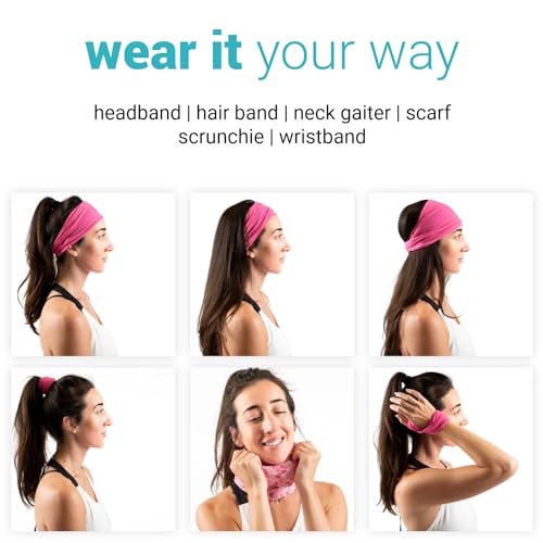 ChalkTalkSPORTS Banana Pattern Neck Gaiter & Headband - Blue