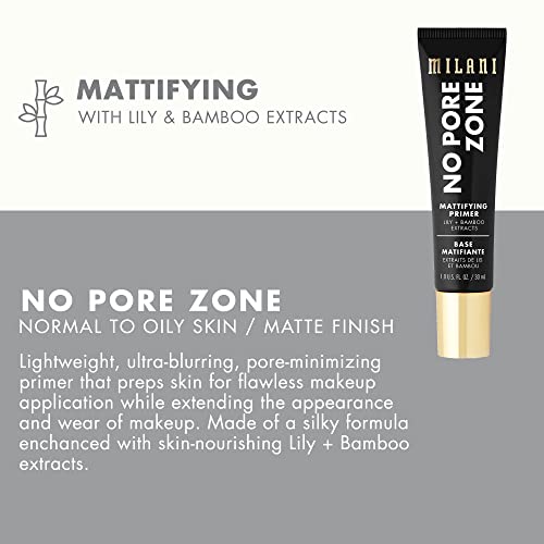 Milani No Pore Zone Mattifying Face Primer - 1.0 Fl Oz