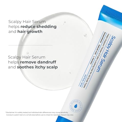 Seapuri Scalpy Hair Growth Serum for Thinning Hair | Korean Scalp Treatment with Salicylic Acid, Menthol, Dexpanthenol | Supports Hair Density & Thickening | Fuller Looking Hair & Scalp Health