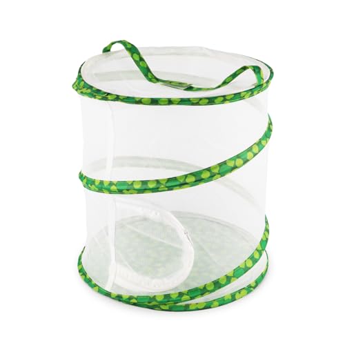 ZUFECY 12-Inch Pop-Up Butterfly Cage - Portable Insect Habitat