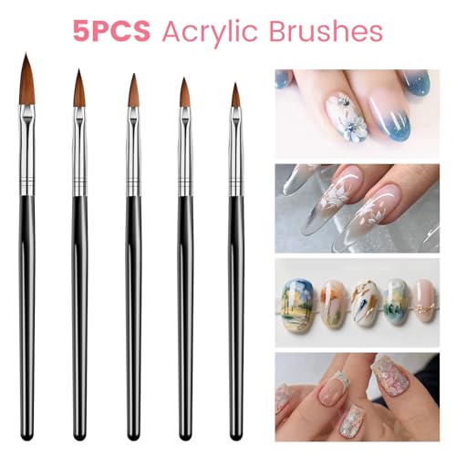 42PCS Nail Art Brushes Set - Professional Tools for Home & Salon