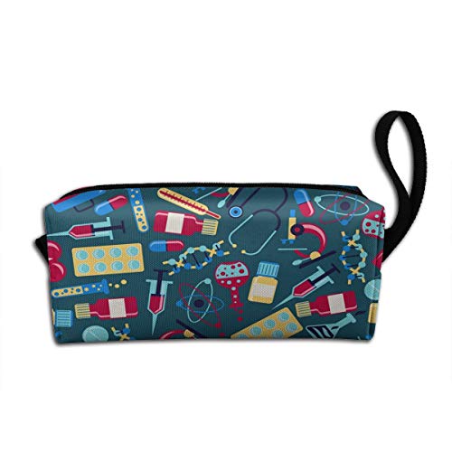 YISHOW Portable Travel Makeup Bag - Water-Resistant Cosmetic Organizer Pouch
