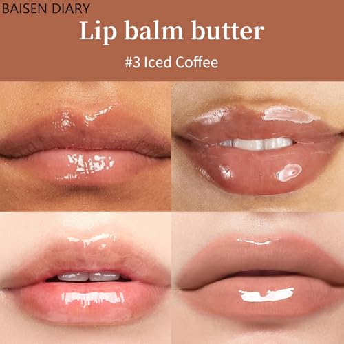 BAISEN DIARY Lip Butter Balm - Ultra-Hydrating Shea & Olive Care