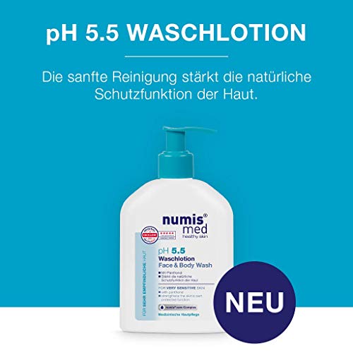 Numis Med pH 5.5 Face and Body Wash for Sensitive Skin, 200mL