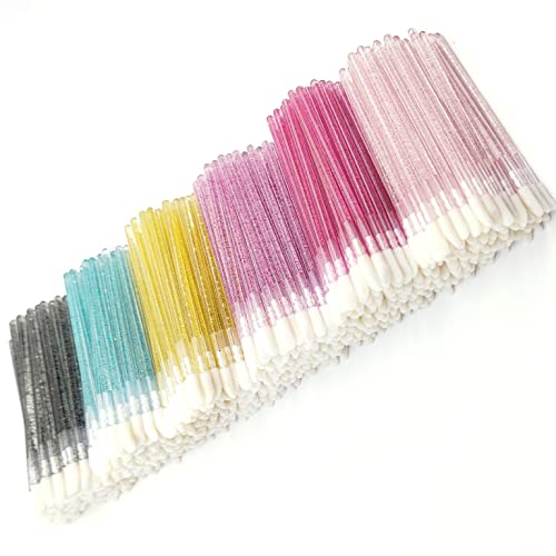 YSAFAI Variation 01 Disposable Crystal Lip Brush Set 600 pcs for Lip Gloss & Makeup