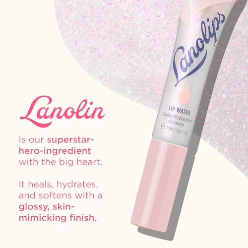 Lanolips Lanolin Lip Water - Holographic Shimmer Hydrating Lip Serum (10ml)