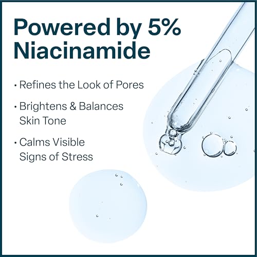 QRxLabs 1% Retinol & 5% Niacinamide Face Serum - Anti-Aging Treatment, 2 oz