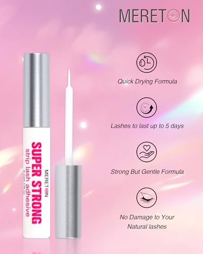 5-Day Strong Hold Eyelash Glue - Waterproof & Hypoallergenic