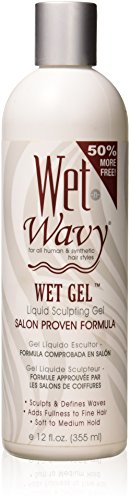 Wet-n-Wavy Liquid Sculpting Gel for Curly & Wavy Hair - 12 Oz