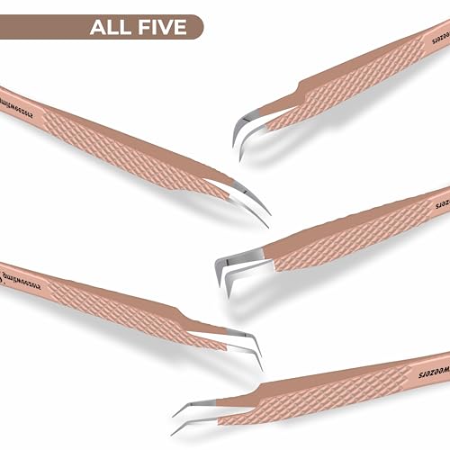 Professional Fiber Tip Tweezers for Eyelash Extensions