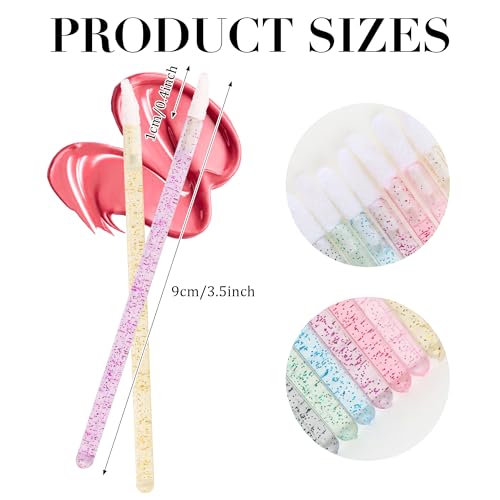 COCIDE Disposable Lip Brushes – 700Pcs Makeup Applicator Wands for Lipstick