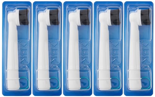 Oral-B Charcoal Replacement Brush Heads 5 Count for Electric Toothbrush (Pack of 5)