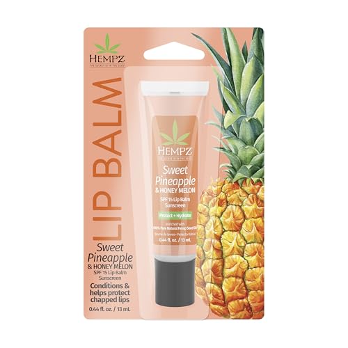 Hempz SPF 15 Lip Balm - Sweet Pineapple & Honey Melon 0.44 oz