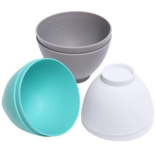 Silicone Mixing Bowl Set - 6PCS for Melting Chocolate, Non-Stick