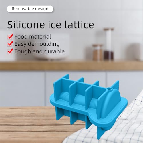 Silicone Ice Cube Mold Tray for Whiskey & Cocktails - 1 Pcs